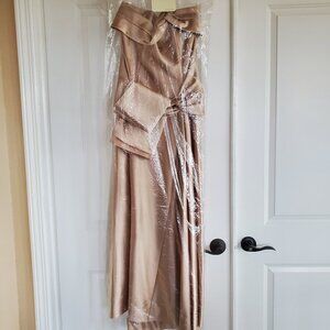Champagne Prom dress